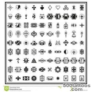 A tribal russian tattoo on the ribs with delicate detail