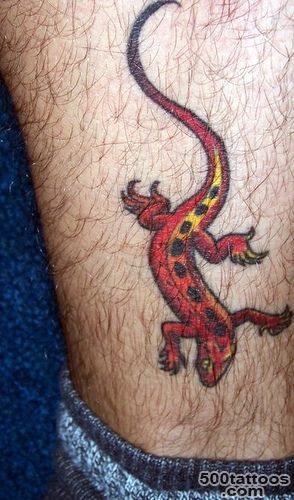 Animal Tattoos » Salamander Tattoo_12