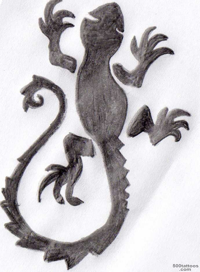 Maori Salamander Tattoo By Viadolinko_18