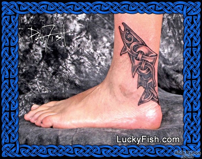 Celtic Knotwork Salmon Tattoo — LuckyFish, Inc. and Tattoo Santa ..._48