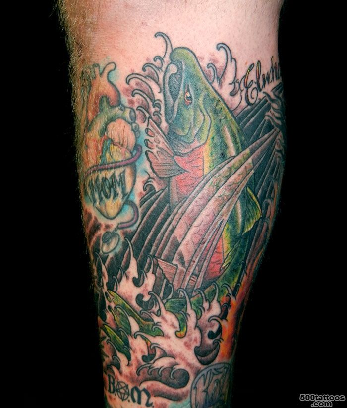 Pin Salmon Tattoos Designs Kyles Tattoo on Pinterest_21
