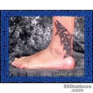 Celtic Knotwork Salmon Tattoo — LuckyFish, Inc and Tattoo Santa _48