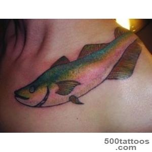 Salmon fish tattoo in colour   Tattooimagesbiz_45
