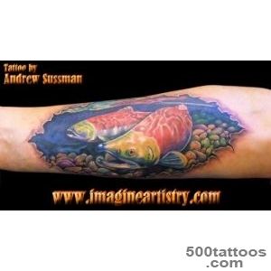 Salmon Tattoos on Pinterest  Salmon Tattoo, Salmon and Sailing Tattoo_34