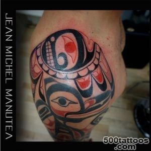 tatouage polynesien polynesian tattoo haida sun haida salmon_26