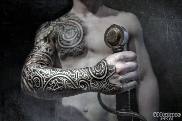 100 Norse Tattoos For Men   Medieval Norwegian Designs_31