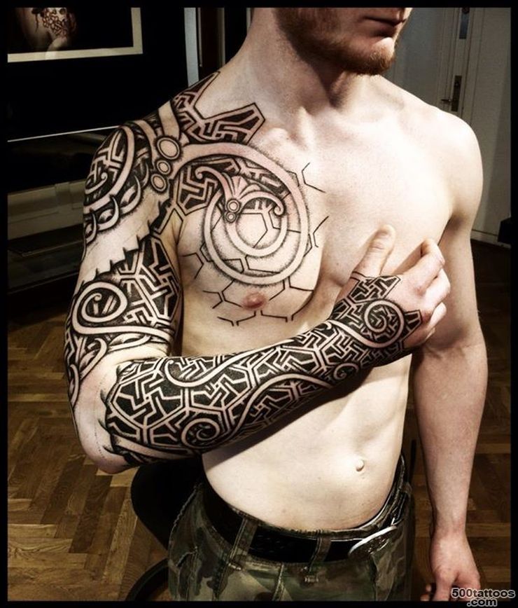 Vikings Tattoos By Peter Walrus Madsen, A Mash Up Of Nordic Folk ..._2