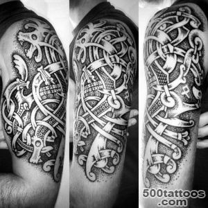 100 Norse Tattoos For Men   Medieval Norwegian Designs_29