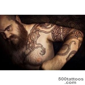 Peter Madsen Scandinavian Tattoo On Front Shoulder_45