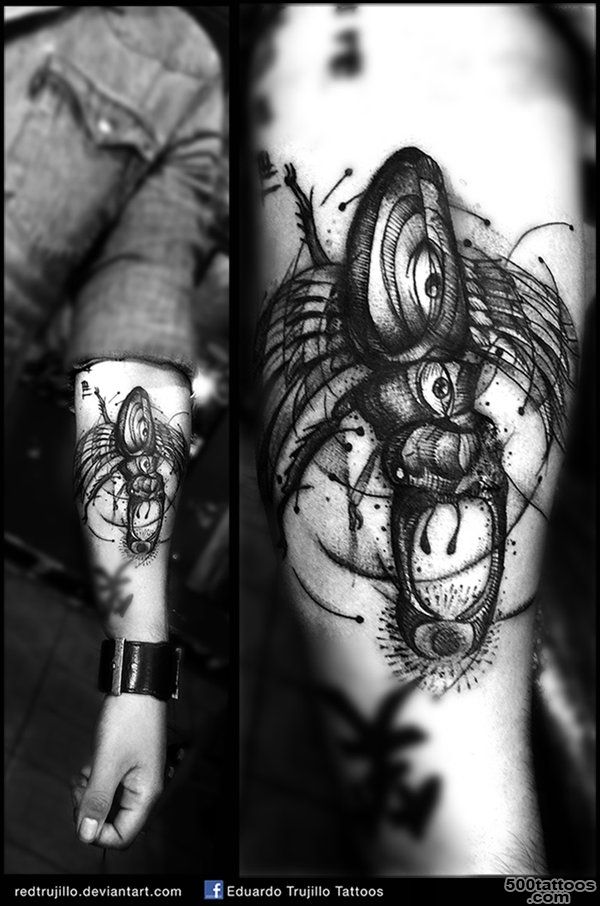 scarab tattoo by redtrujillo on DeviantArt_41