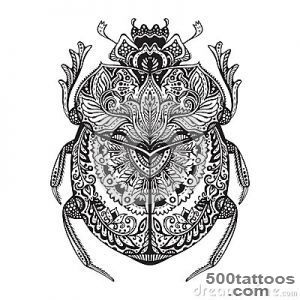 Tattoo Scarab 1 Stock Illustration   Image 66613112_47