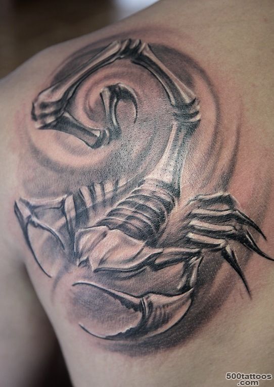 105+ Wonderful 3D Scorpion Tattoos_40