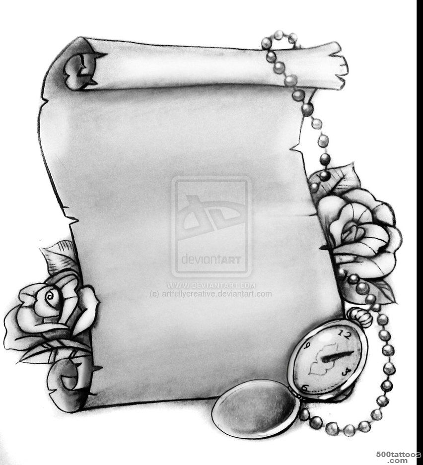 Scroll Tattoo Stencil Unleash Your Artistic Vision With Precision Designs