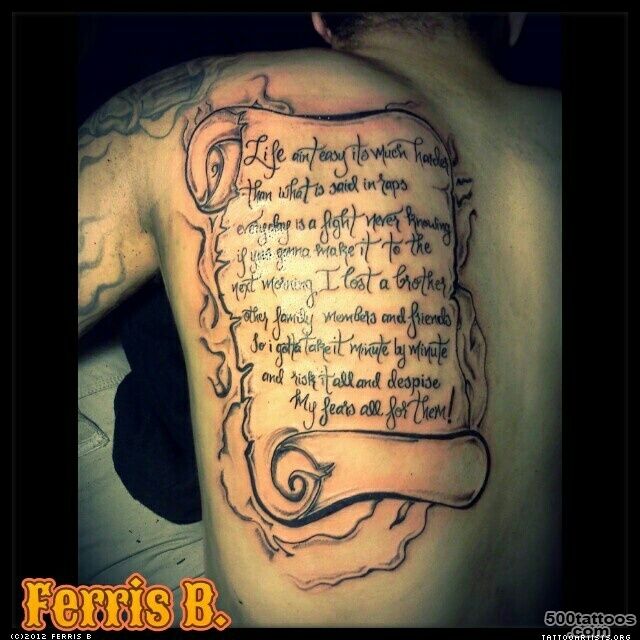 Scroll Tattoo Quotes In. QuotesGram_31