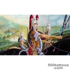 Tattooed Scythian Warriors, Descendants of the Amazons Part Three _45