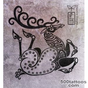 Twisted Deer in Scythian tattoo style by diseann on DeviantArt_27