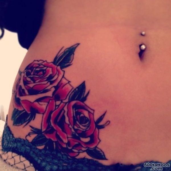 40+ Attractive and Sexy Rose Tattoo Design Ideas_24