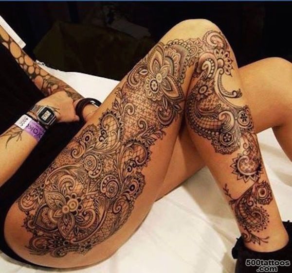 101 Sexiest Thigh Tattoos for Girls_7