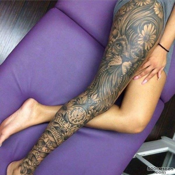 110 Best Thigh Tattoos for Women and Men   Piercings Models_33