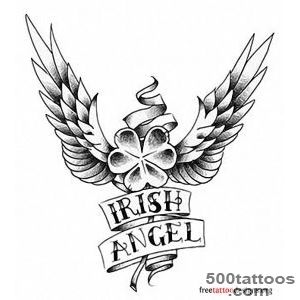 77-Irish-Tattoos--Shamrock,-Clover,-Cross,-Claddagh-Tattoo-Designs_22jpg