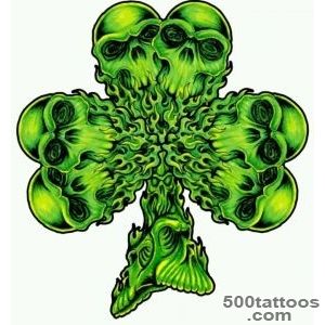 Skull-shamrock-tattoo---this-is-just-bad-ass-Couldn#39t-get-it-bc-_13jpg