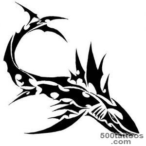 Shark tattoo design, idea, image