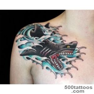 Japanese Style Shark Tattoo  Best tattoo ideas amp designs_34