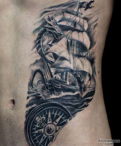 70 Ship Tattoo Ideas For Men   A Sea Of Sailor Designs_1