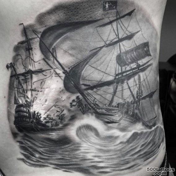 70 Ship Tattoo Ideas For Men   A Sea Of Sailor Designs_10