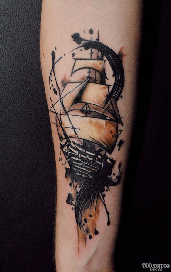1000+ ideas about Ship Tattoos on Pinterest  Pirate Ship Tattoos ..._15