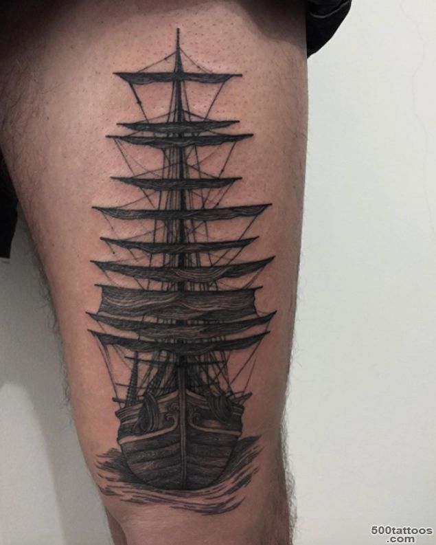 Ship Tattoos Designs, Ideas and Meaning  Tattoos For You_34