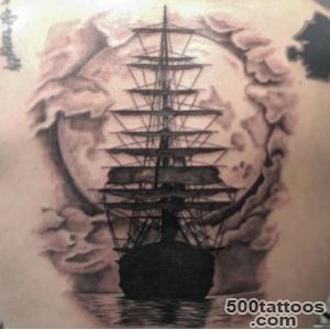 50 Amazing Ship Tattoos You Won#39t Believe Are Real   TattooBlend_2