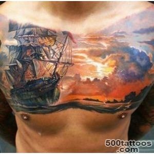 50 Amazing Ship Tattoos You Won#39t Believe Are Real   TattooBlend_13