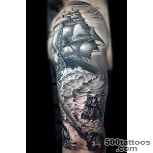 70 Ship Tattoo Ideas For Men   A Sea Of Sailor Designs_4