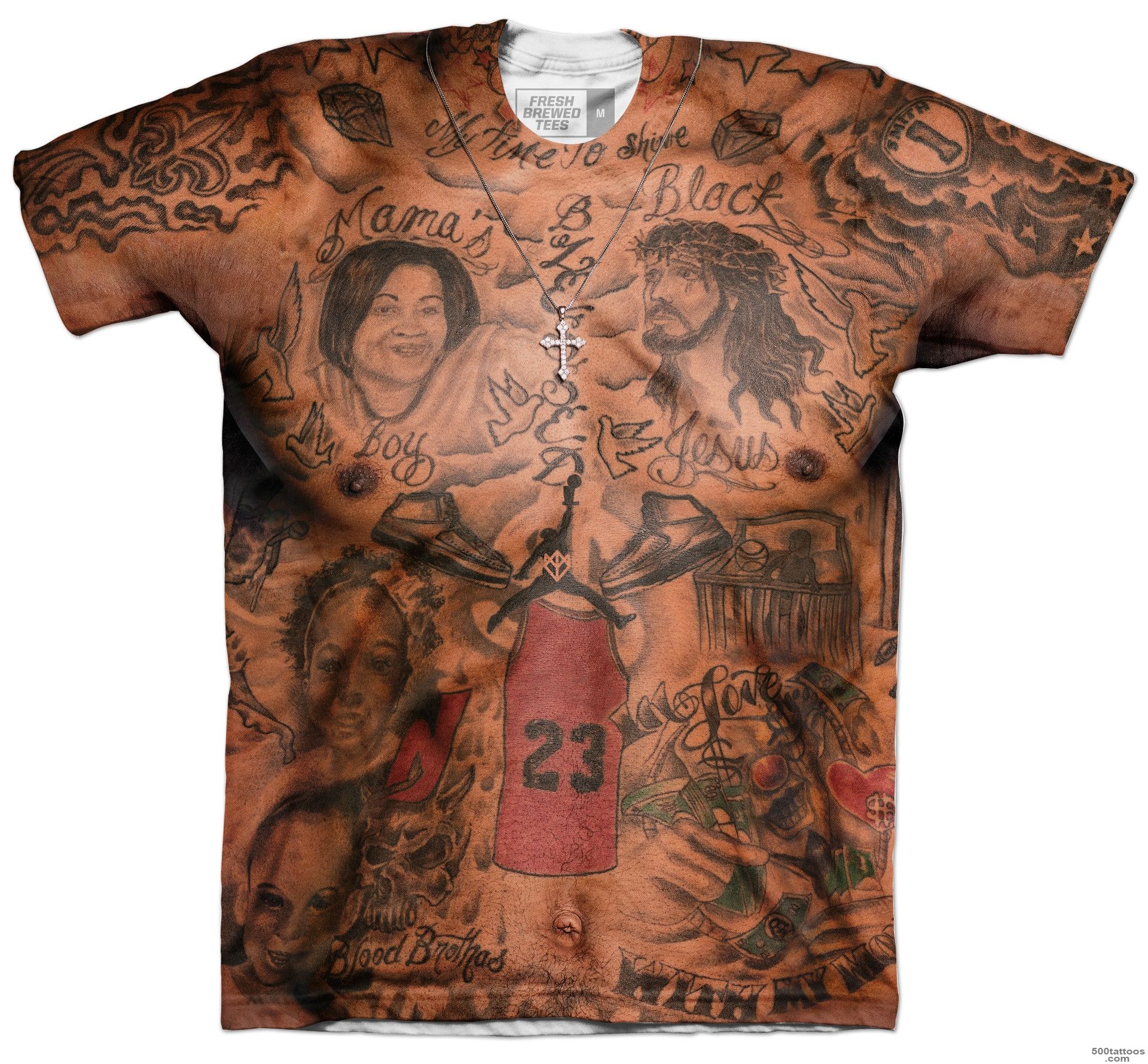 JR Smith Tattoo Shirtless Shirt – freshbrewedtees_31
