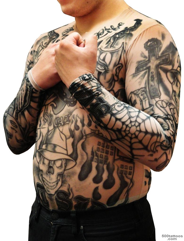 Men#39s Full Body Tattoo Shirt   Prison Ink Full Body Tattoo Shirt_8