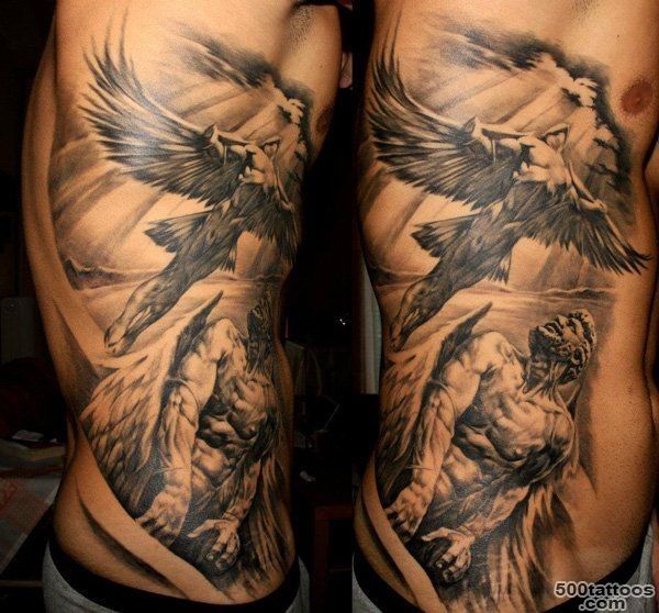 40 Rib Tattoos For Men   Incredible Side Ink Designs_34