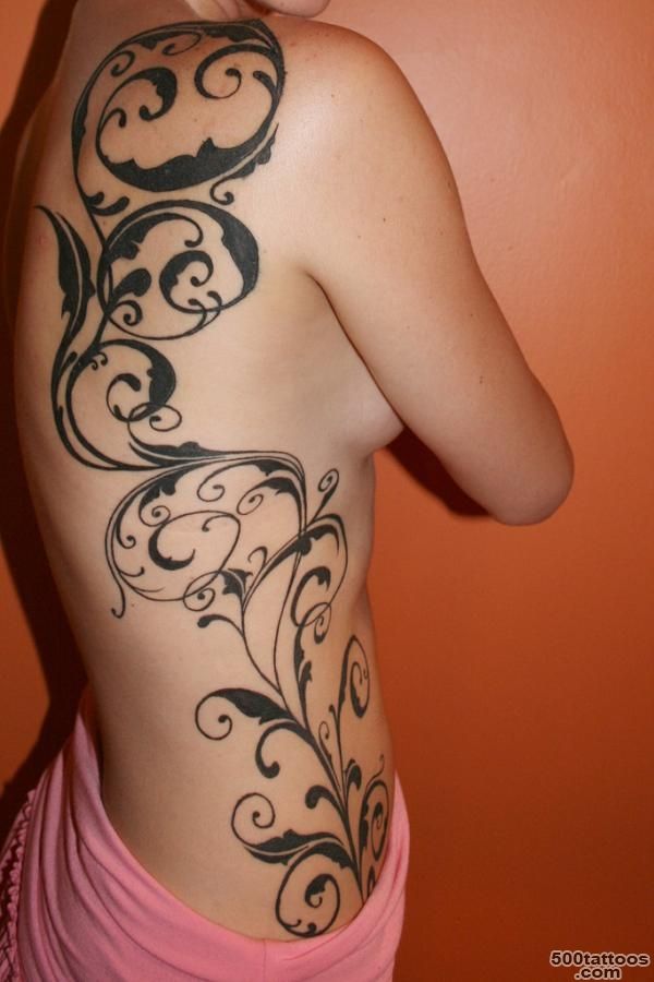 50 Rib Tattoos for Girls  Art and Design_27