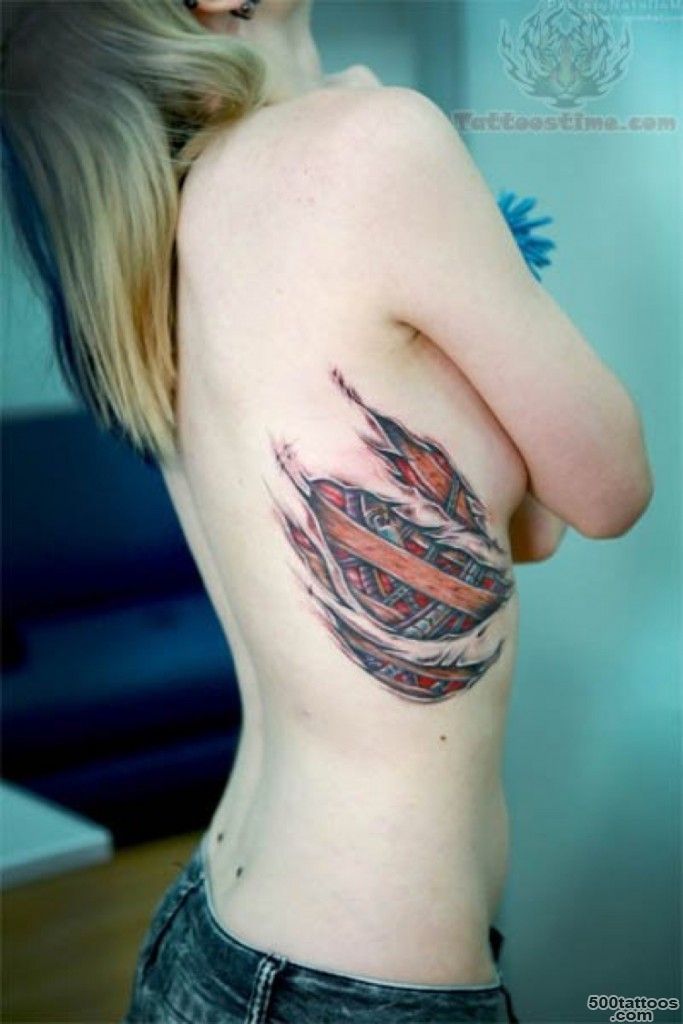 Girl Rib Cage Tattoos   AllCoolTattoos.Com_13