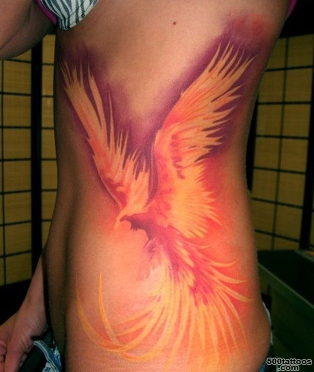 Phoenix Side Tattoo  Best tattoo ideas amp designs_15