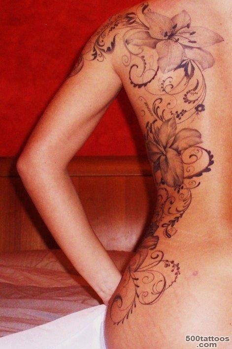 red lily side piece tattoo  Tattoos.  Pinterest  Side Piece ..._26