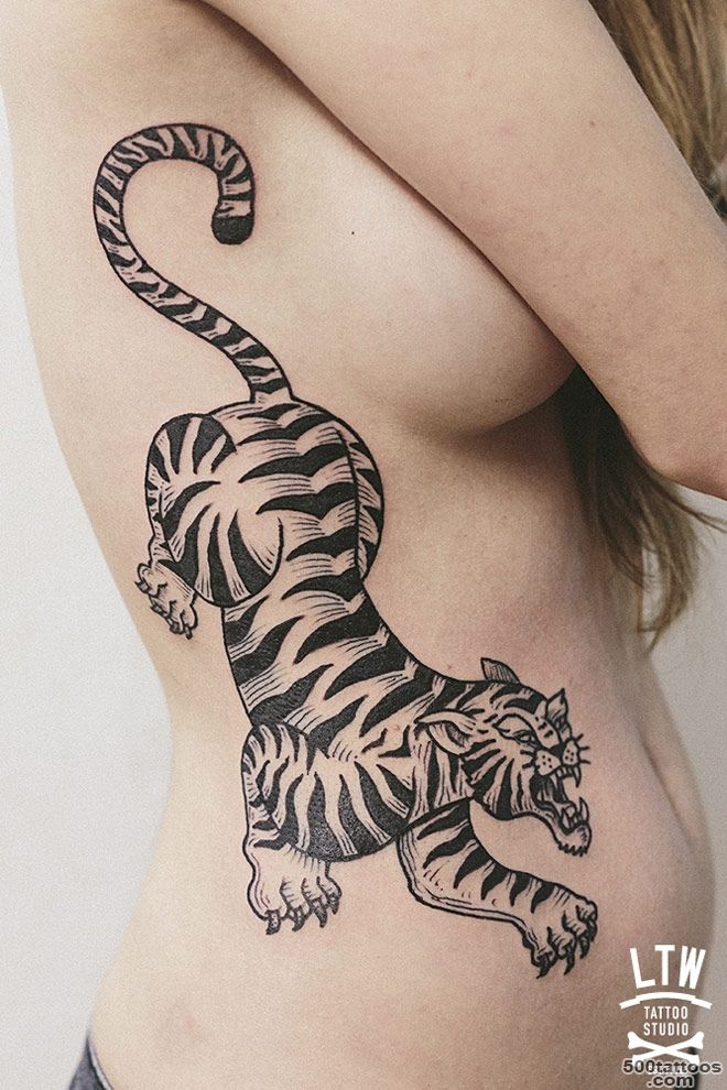 Tiger Side Tattoo  Best tattoo ideas amp designs_41