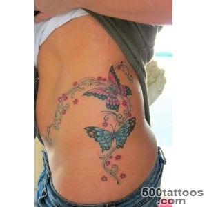 Butterflies Side Tattoo  I fucking love tattoos_35