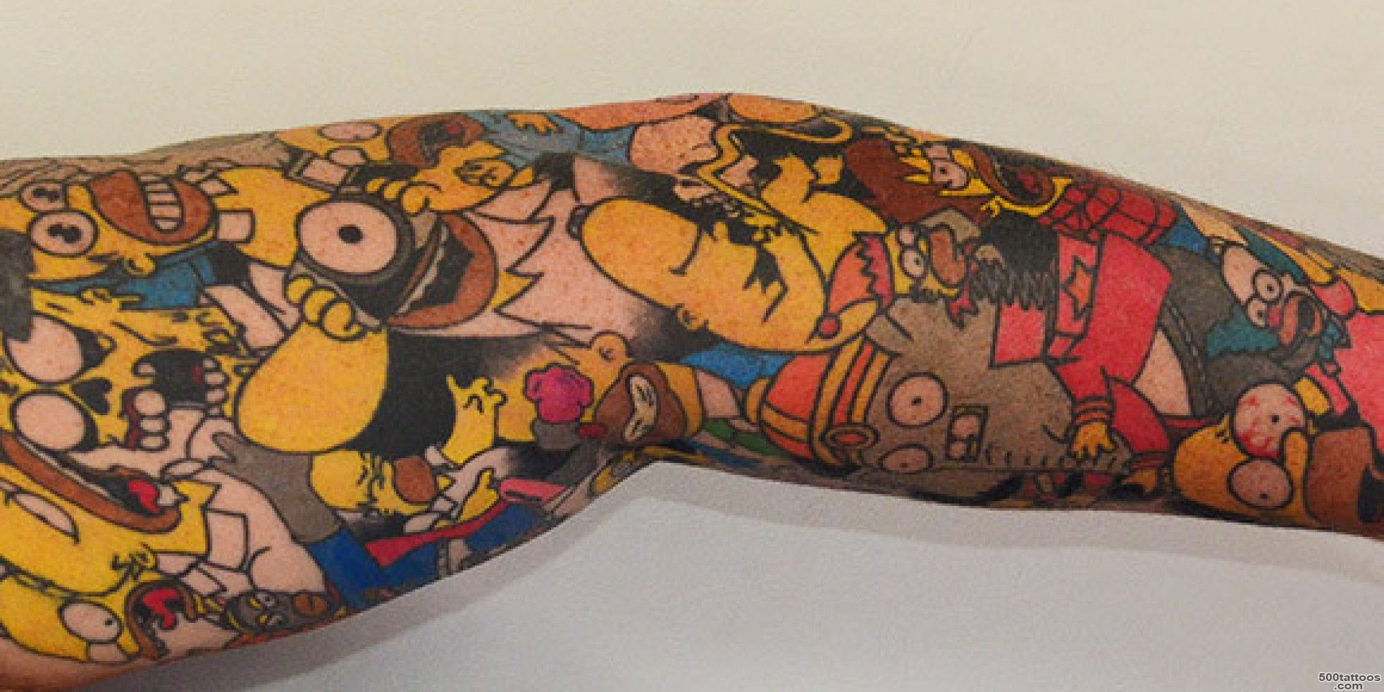 Man Sets World Record With Most Homer Simpson Tattoos_23