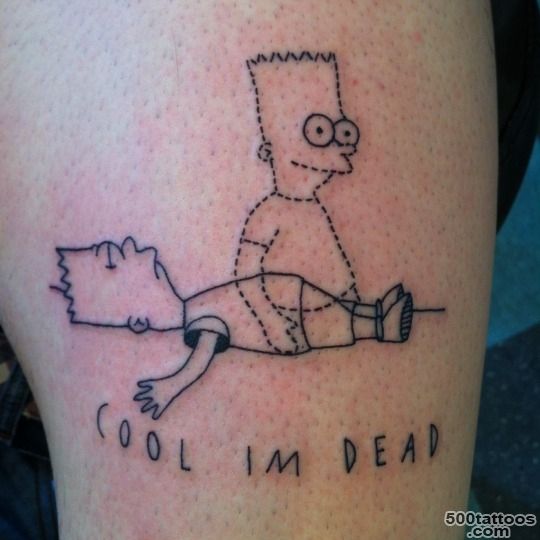 Pin Pin Bart Simpson Tattoo Als B on Pinterest_49
