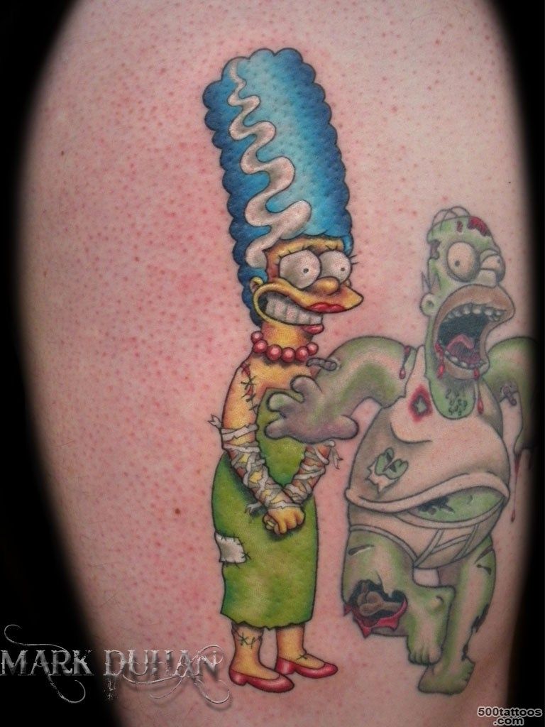 The Simpsons Tattoo Gallery  SKARRO   Be Fun   Live Life in Color_19