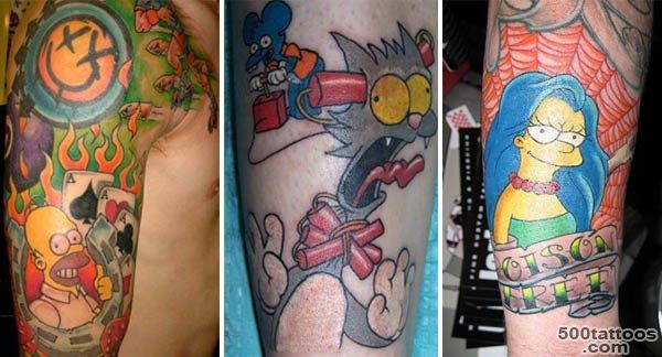 The Simpsons Tattoo Gallery  SKARRO   Be Fun   Live Life in Color_35