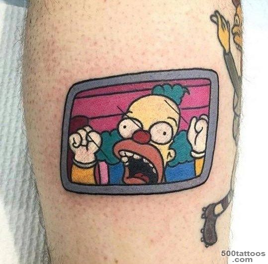 The Top 50 #39Best Simpsons Tattoos#39 Of 2015  Four Finger Discount_20