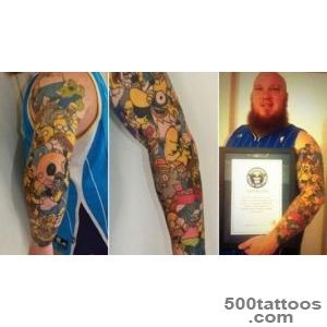 41 Homer Simpson tattoos New Zealander sets world record — RT News_5