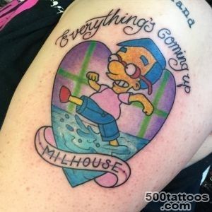 Heart Simpsons Tattoo  Best Tattoo Ideas Gallery_31